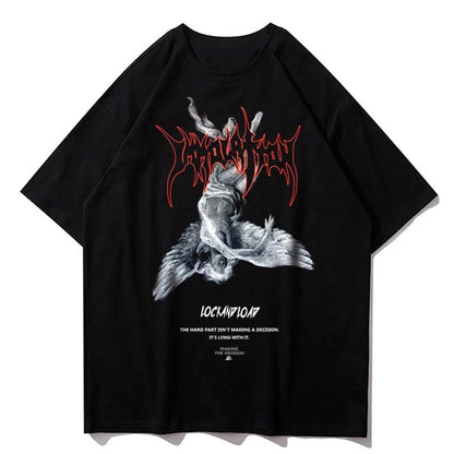 Art Fallen Angels Oversized T-Shirt
