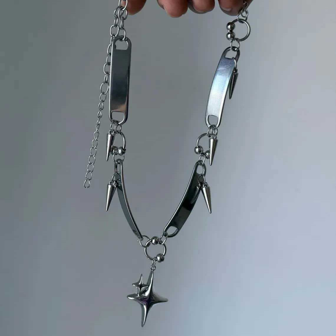 Y2K Necklace Gothic Punk Style