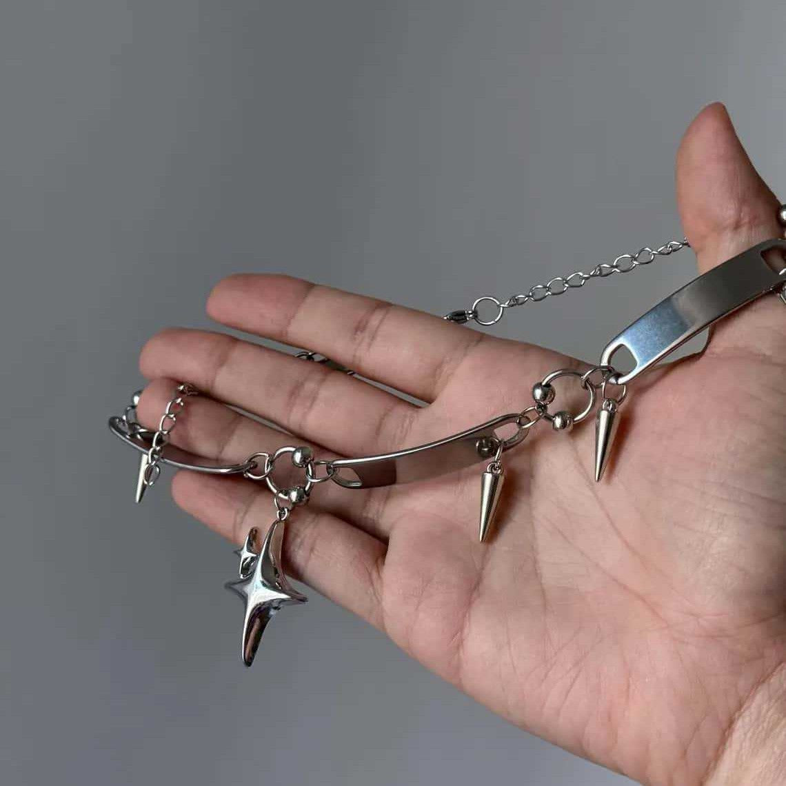 Y2K Necklace Gothic Punk Style