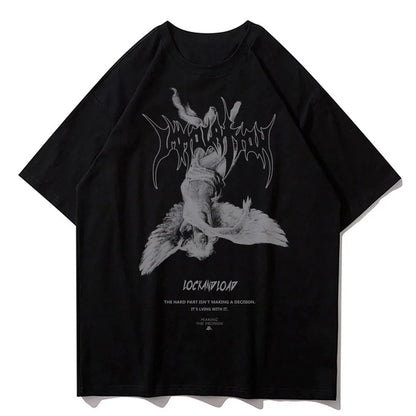 Art Fallen Angels Oversized T-Shirt