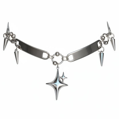 Y2K Necklace Gothic Punk Style