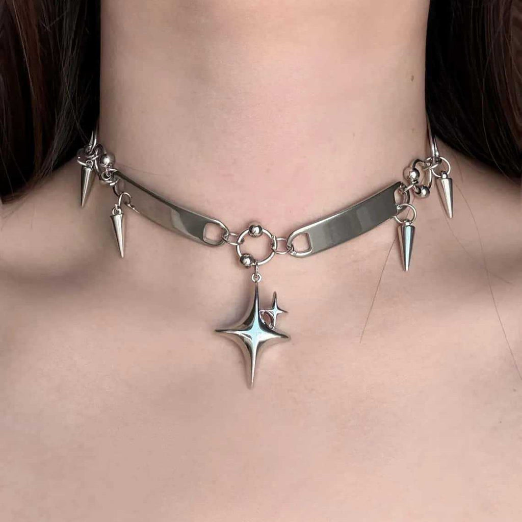 Y2K Necklace Gothic Punk Style