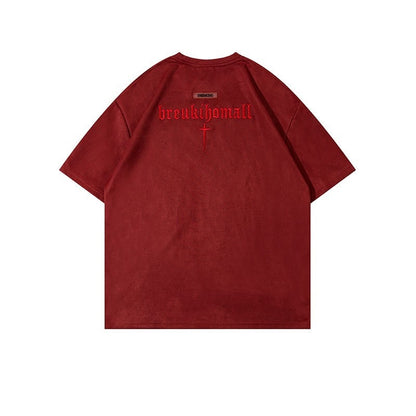 "BREUKIHOMALL" Retro Y2K Oversized T-Shirt