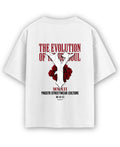White Oversized T-shirt Back Design