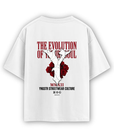 White Oversized T-shirt Back Design