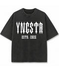 Vintage Fade Wash Oversized T-shirt Front Design