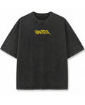 Vintage Fade Wash Oversized T-shirt Front Design